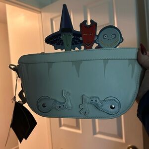 Loungefly White Crossbody Bag with Character Design